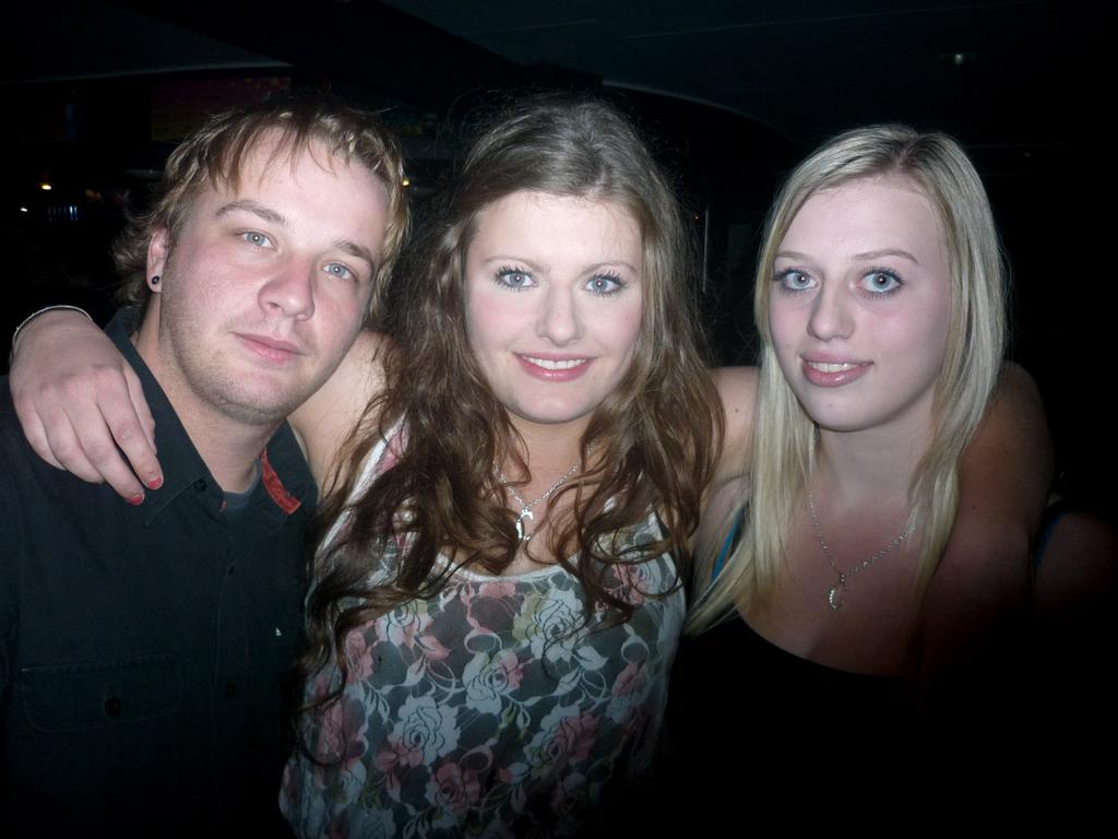 Matthew Bidgood, Catherine Elias, Courtney Waite at the USQ Club.