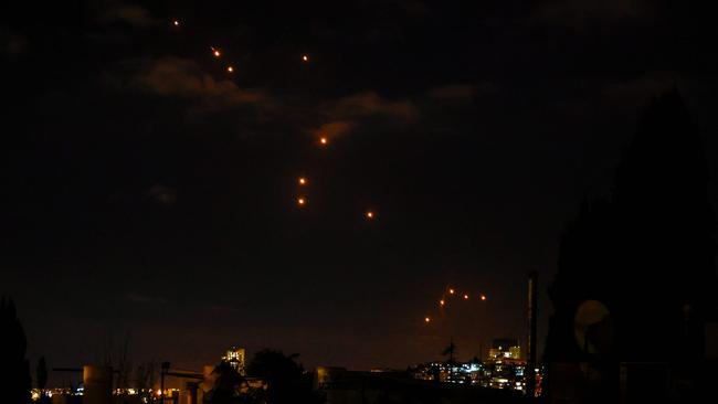 Iran's Revolutionary Guards launched missiles against Israel on October 1 was in response to the killing of Hezbollah chief Hassan Nasrallah last week as well as that of the Hamas leader. Picture: Menahem Kahana / AFP.