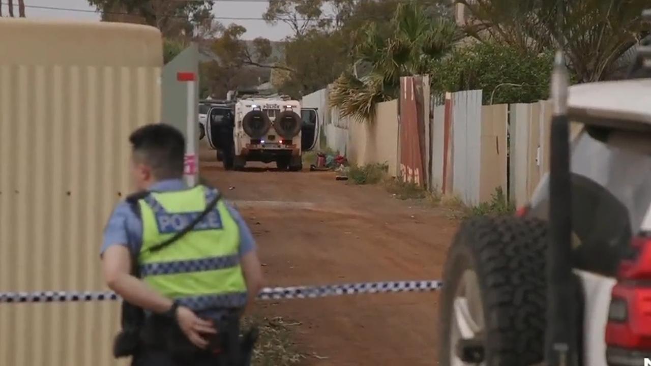 Police were called to an alleyway off Whitlock St on Friday afternoon, where an armed man was fatally shot by officers. Picture: 7 NEWS