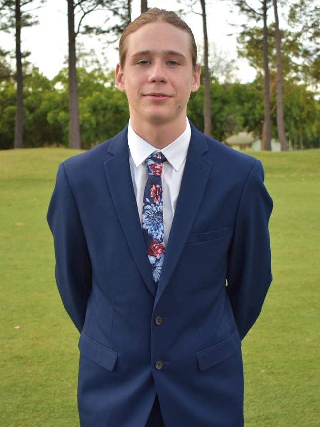 Clayton Jenkins at the Pioneer State High School formal at the Mackay Golf Course on Friday November 20. Picture: Zizi Averill