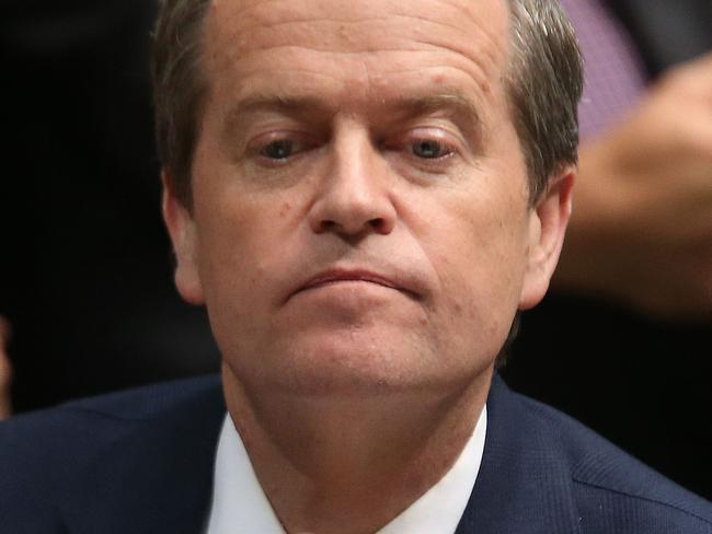 Job ID: PD281493. The Leader of the Opposition Bill Shorten during Question Time in the House of Representatives in Parliament House Canberra. Pic by. Gary Ramage
