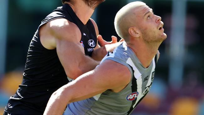 Could Peter Ladhams switch to Port’s fierce rivals the Crows? Picture: Michael Klein