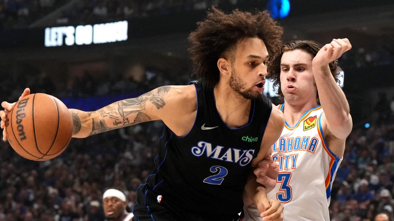 Josh Giddey (right) is extension eligible this summer. Sam Hodde/Getty Images/AFP