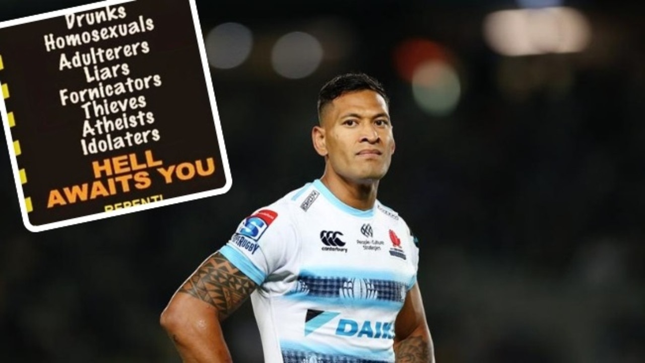 Israel Folau Sacked, Rugby Australia, Wallabies, Waratahs, Anti-gay ...