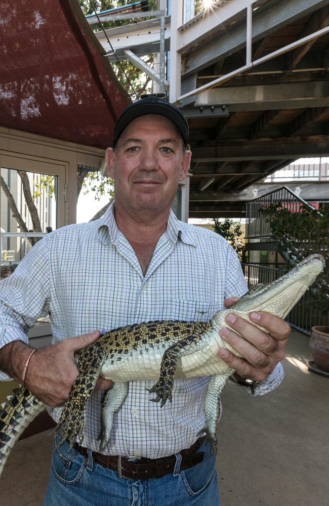 Croc Industry Heavy weight Mick Burns. Picture Glenn Campbell