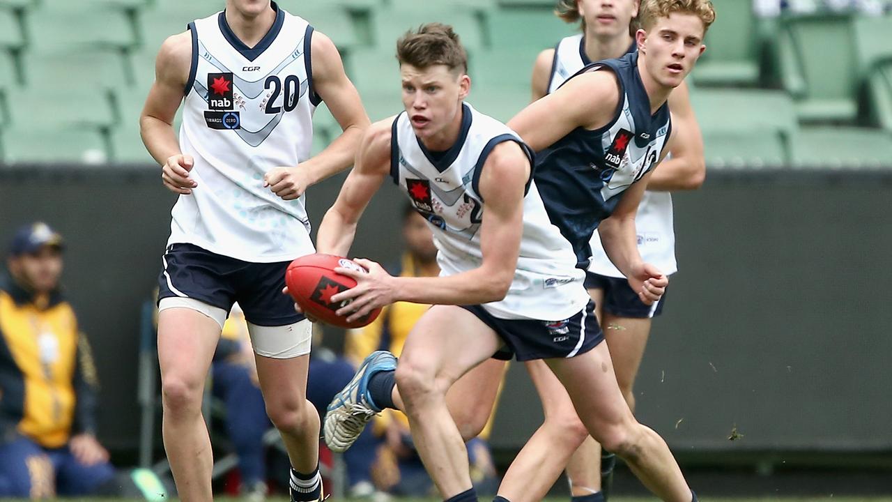 Sam Walsh playing for Vic Country against Vic Metro last month.