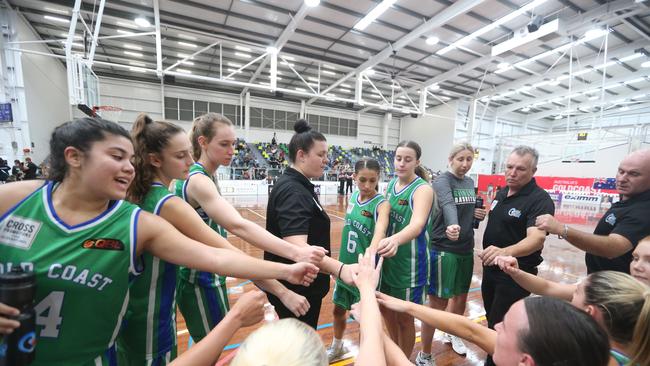 The Gold Coast Rollers claimed an impressive nine point with against their Seahawks rivals on Friday night. AAP Image/Richard Gosling