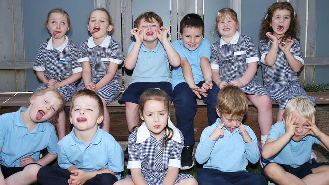 Whittington Primary School Prep MB Back row L-R: Iylah Hannah, Mia Cammaroto, Xavier Brand, Kayden Hatton, Grace Hutchinson, Paige Bartlett. Front row: Ava Tracksdorf, Liam Shilton, Mackenzie Lee, Isaac Burr-Trofin, Hunter Nicol.