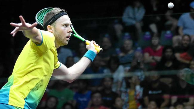 WINDY CITY CITY: Australia's number one ranked squash player and former Evans Head resident Ryan Cuskelly has won the US Chicago Open comprehensively beating Cesar Salazar 11-5 11-6 11-3 in the final. Picture: Jono Searle/Getty Images