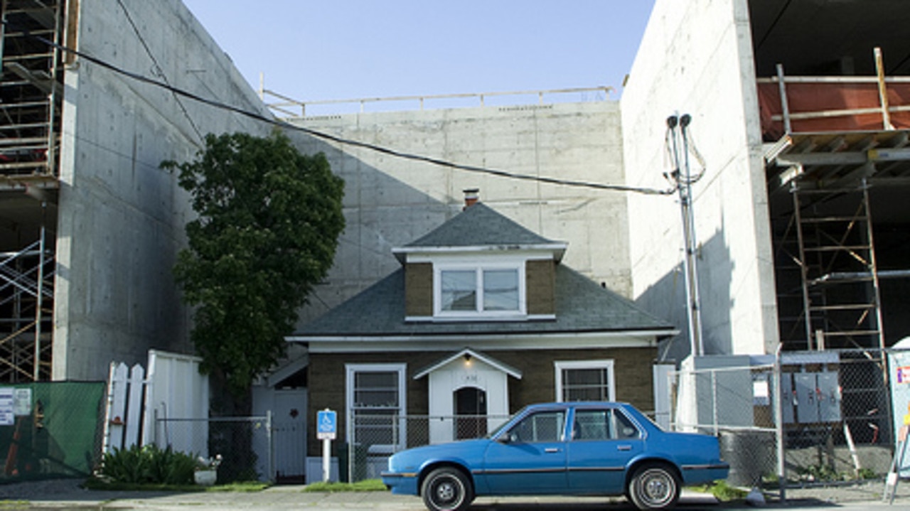 The home of Edith Macefield in Seattle.