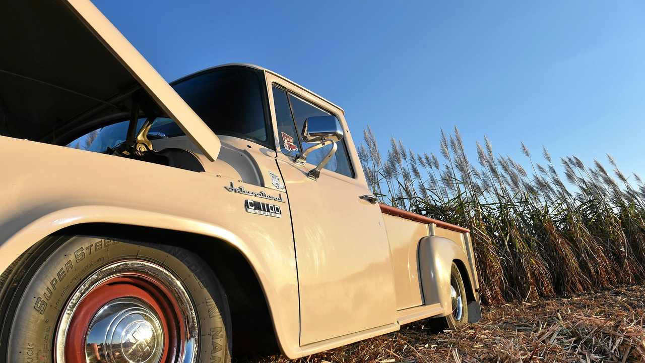 The 1968 International C1100 utility. Picture: Patrick Woods