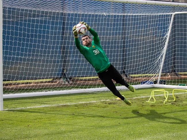 Socceroos goalkeeper Mat Ryan is injured. Picture: FFA/Tristan Furney