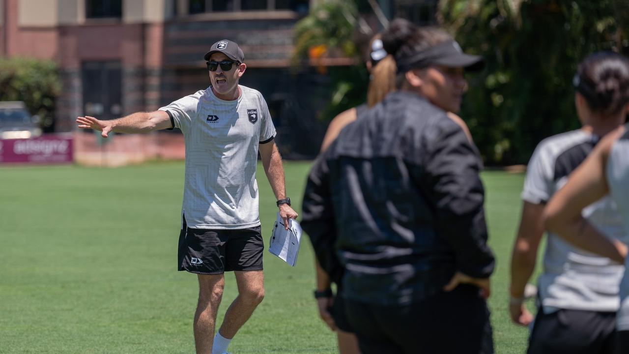 CQ Capras' strength and conditioning coach Justen Parle worked with the Kiwi Ferns at the Pacific Championships.