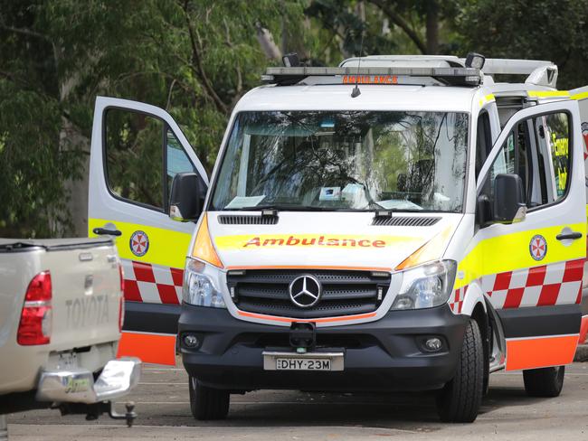 An image of a NSW Ambulance. Picture: NCA NewsWire / Christian Gilles