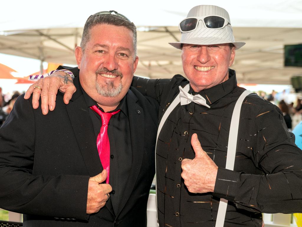 Matt Harrison and Peter Murphy at NQ Classic Derby Day Mackay Turf Club Saturday 30 September 2023 Picture: Michaela Harlow