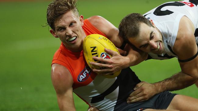 The Giants will lose their first-round pick this year as a result of the Lachie Whitfield drugs scandal. Picture: Phil Hillyard