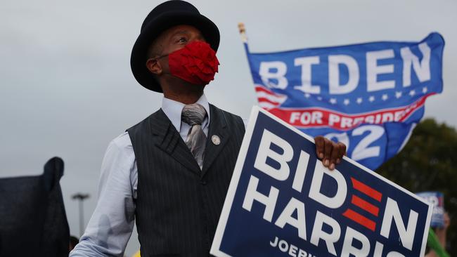 A Joe Biden rally. Picture: AFP