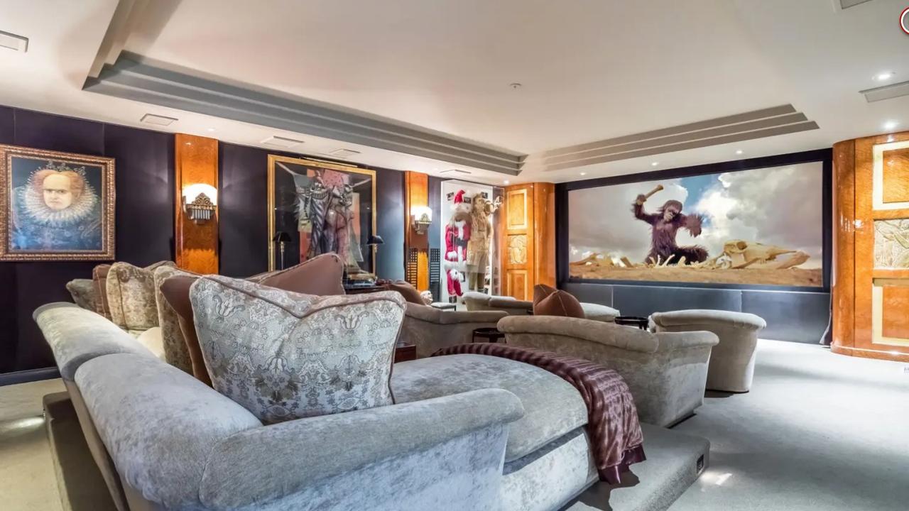 The movie theatre. Picture: Realtor.com/Sotheby’s International Realty