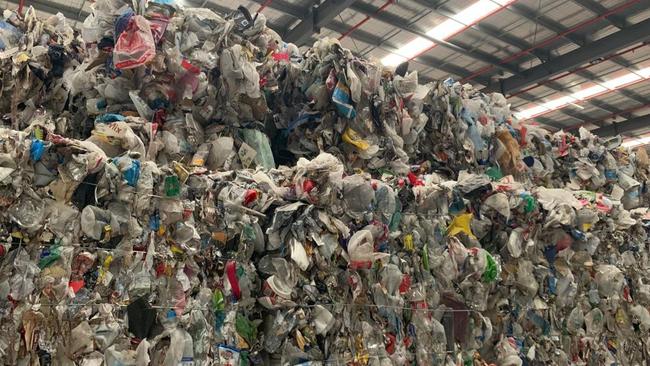 SKM Recycling is piled sky-high in Melbourne warehouses.