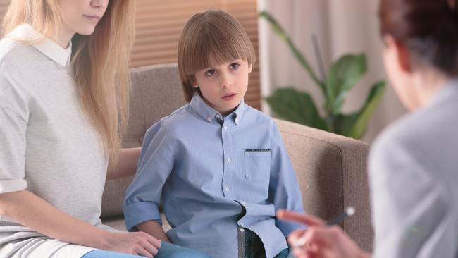 Close-up of child listening to therapist during consultation Picture: iStock