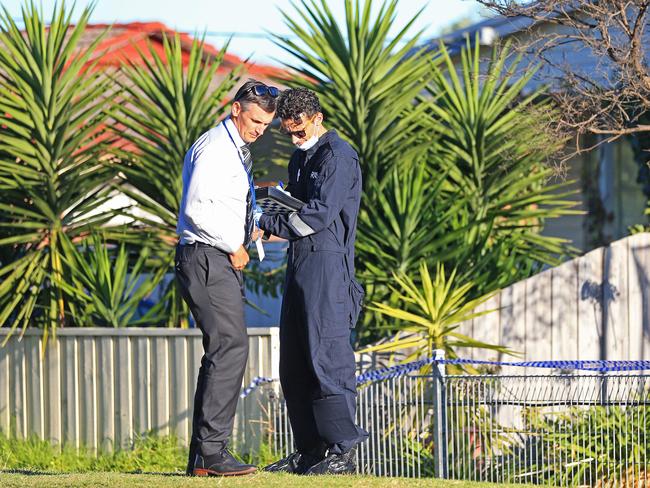 Police investigate the death of an eight-year-old in Tootgarook. Picture: Mark Stewart