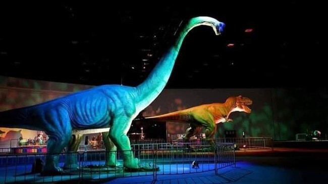 Large life-sized dinosaurs will be on display at the Dinosaur Festival Cairns in September. Picture: Dino Festival Australia Team