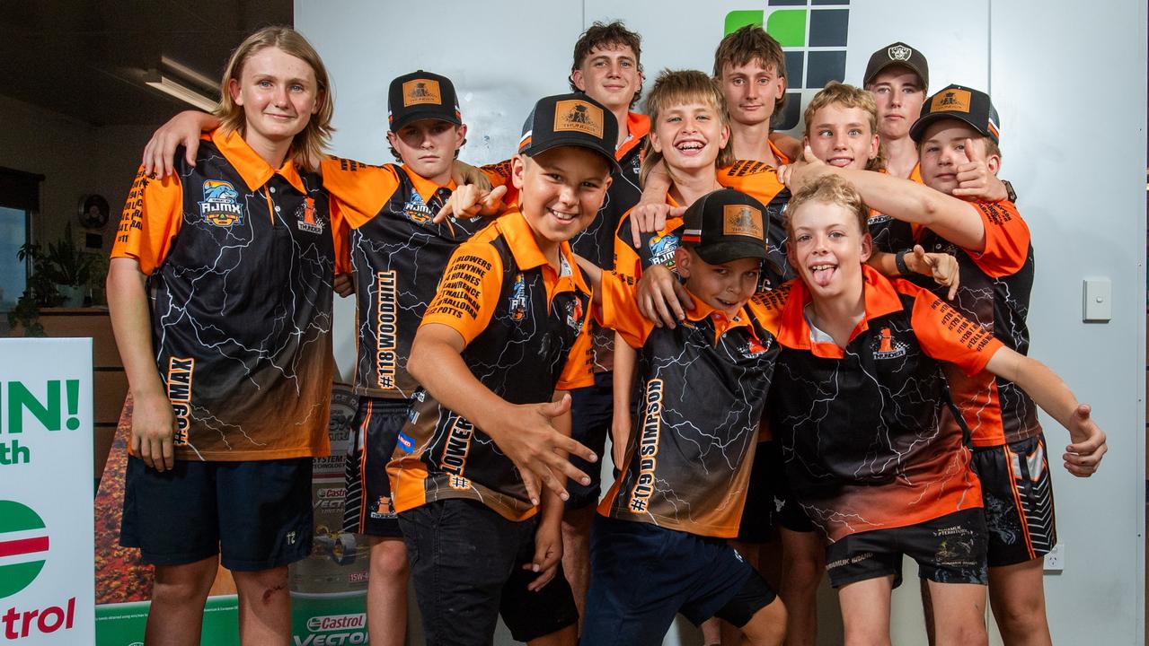 The NT Thunder Motocross Team will take 21 Motocross riders to compete at the Australian Junior Motocross Championships in Bunbury. Picture: Pema Tamang Pakhrin