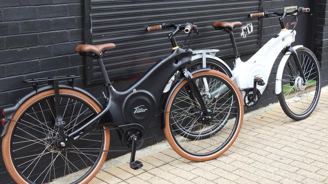 Other features of The Roadster include a mobile or Bluetooth connected app that allows users to lock and unlock their bike remotely as well as track the speed and distance travelled. Picture: Supplied