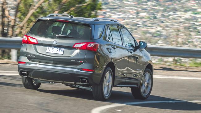 Sporty it is not: Safe handling but Equinox’s punchy engine can be a handful.