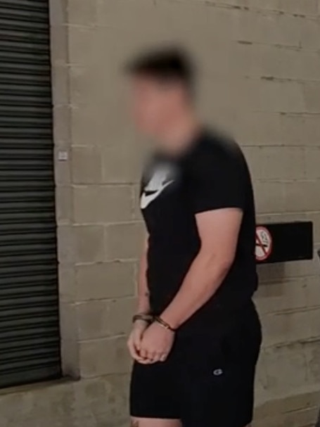 Two men were charged by Campbelltown police on Thursday April 11 for an alleged aggravated armed robbery. Picture: NSW Police