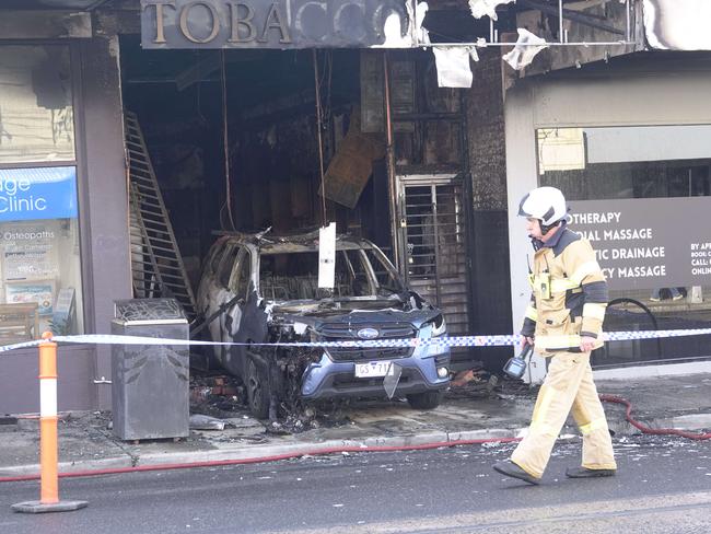 Melbourne has had more than 100 fires linked to the war to control the illegal tobacco trade. Picture: Valeriu Campan