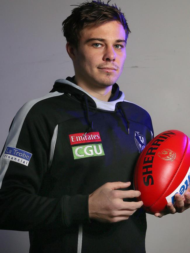 After serving a two-year ban, Thomas is now preparing for an AFL preliminary final. Pic: Michael Klein