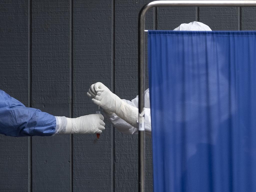 Coronavirus testing is being rolled out across the country. Picture: Guillermo Arias/AFP