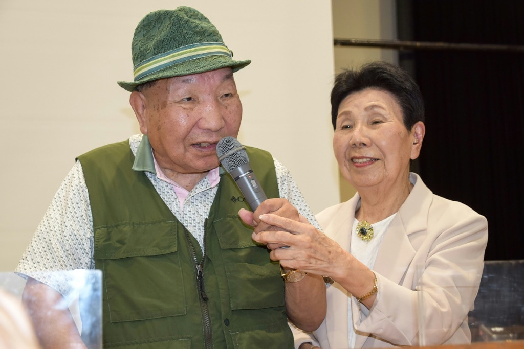 Iwao Hakamada (L) is the fifth death row inmate granted a retrial in Japan's post-war history