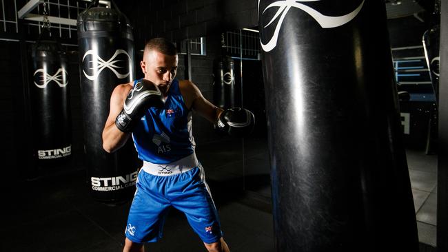 Terry Nickolas pictured during his preparations for the 2018 Gold Coast Commonwealth Games. Picture: AAP/James Elsby