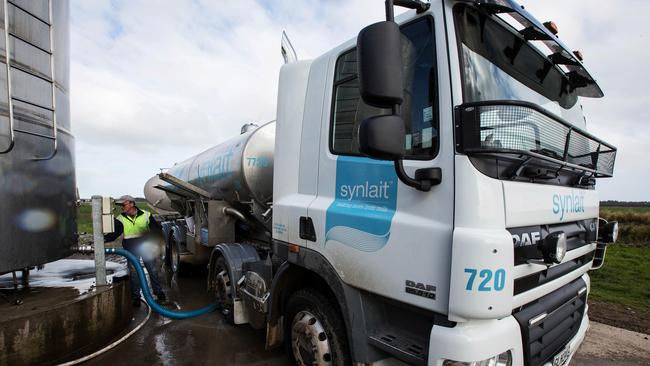 A Synlait milk tanker. Picture: Bloomberg News