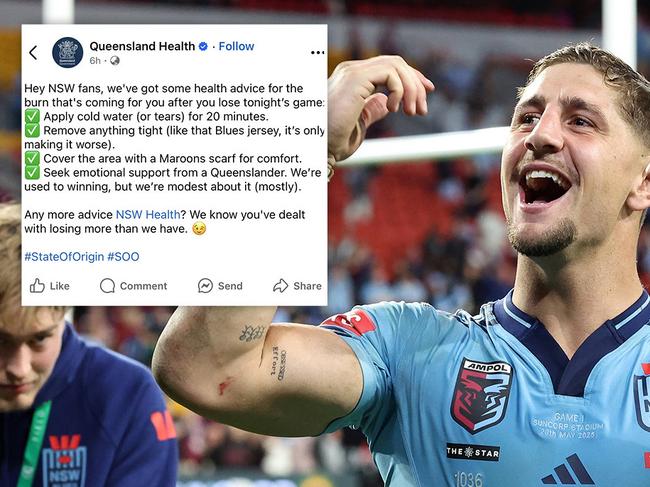 QLD v NSW in social media feud