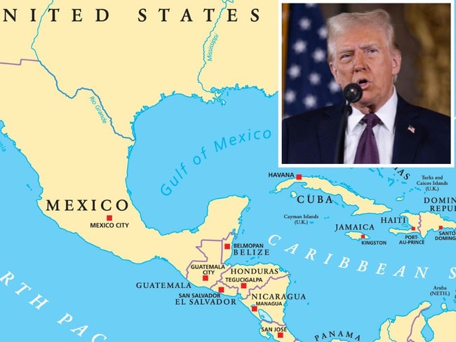 Donald Trump said he plans to rename the ‘Gulf of Mexico’ to the ‘Gulf of America’