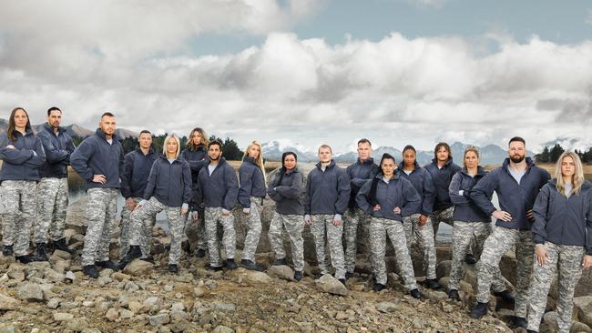 SAS Australia 2020 Celebrity recruits, including Nick ‘Honey Badger’ Cummins and Sabrina Frederick.