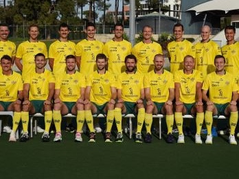 The Kookaburras model their new Kookaburra branded kits.