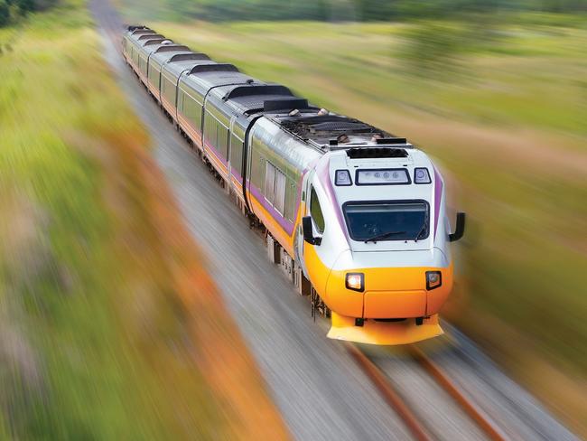 A trip between Melbourne and Geelong would take just 32 minutes on the fast rail line to be announced 21/3/19