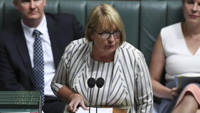 Jenny Macklin asks Malcolm Turnbull to define ‘partner’. Picture: AAP