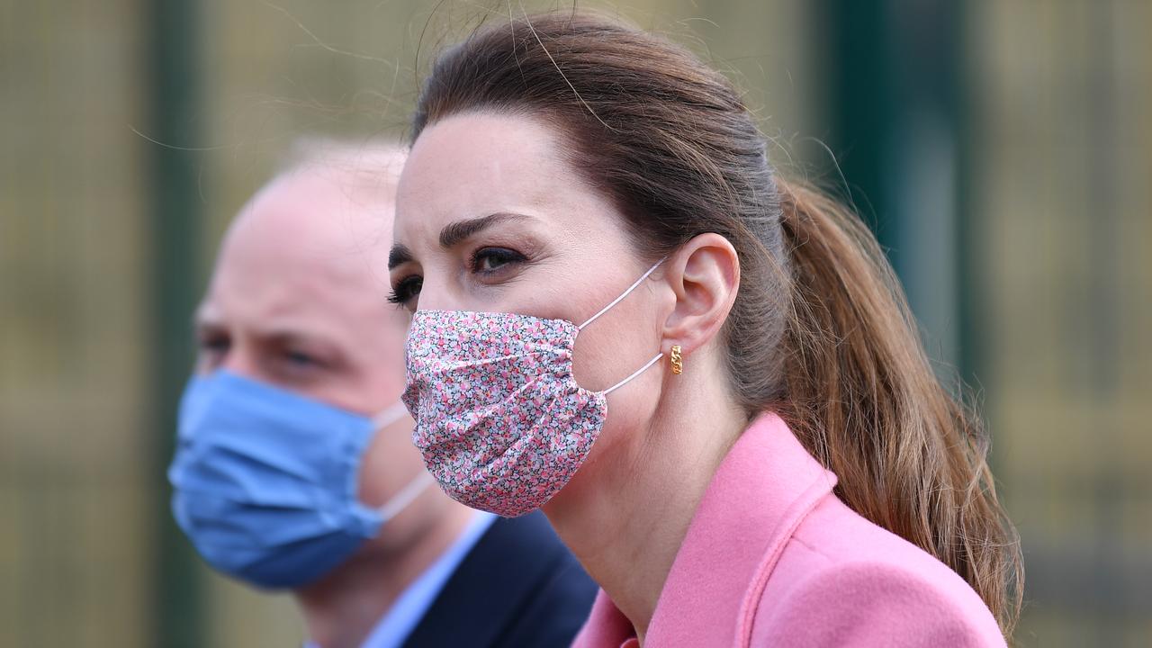 Kate and William are putting on brave faces amid a royal crisis. Picture: WPA Pool/Getty Images