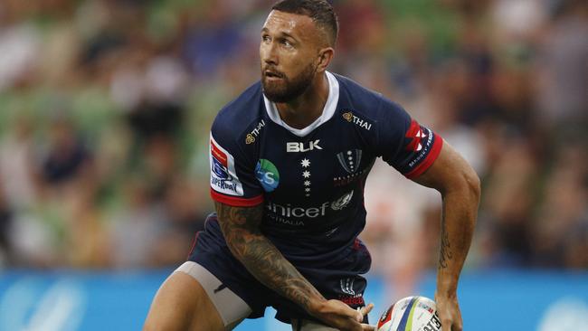 Melbourne Rebels five-eighth Quade Cooper was a stand-out against the Highlanders. Picture: AAP