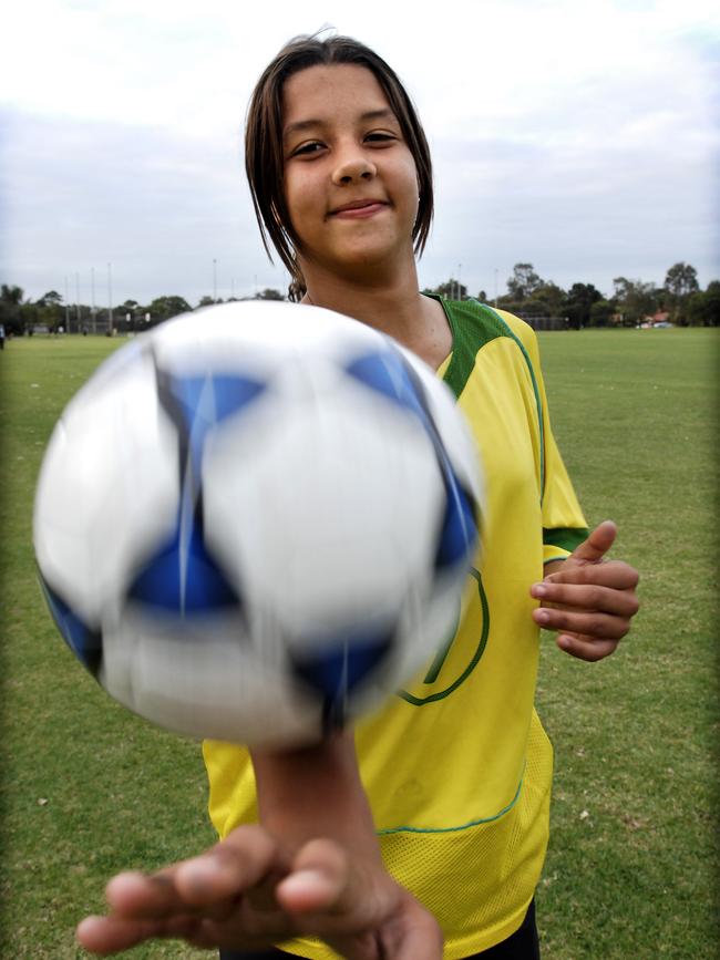 Sam Kerr in the WA under 15s.