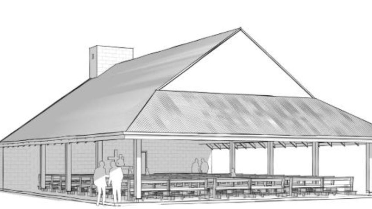 Artist impression of the proposed St Peters Anglican College chapel. Picture: Supplied