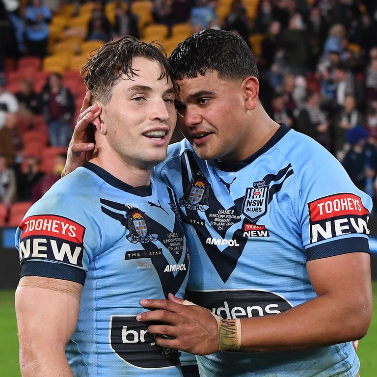 (L) Cameron Murray is set to make a shock recovery ahead of origin I. Picture: Bradley Kanaris/Getty Images