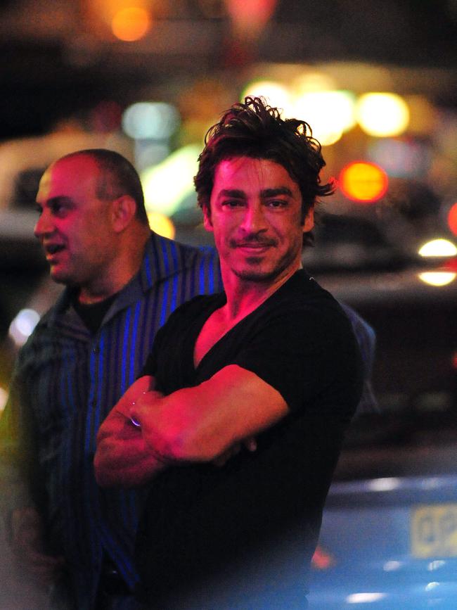 Nightclub owner and operator John Ibrahim outside one of his establishments in Kings Cross pre lockouts.