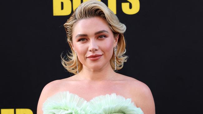 British actress Florence Pugh attends the world premiere of Marvel Studios' 