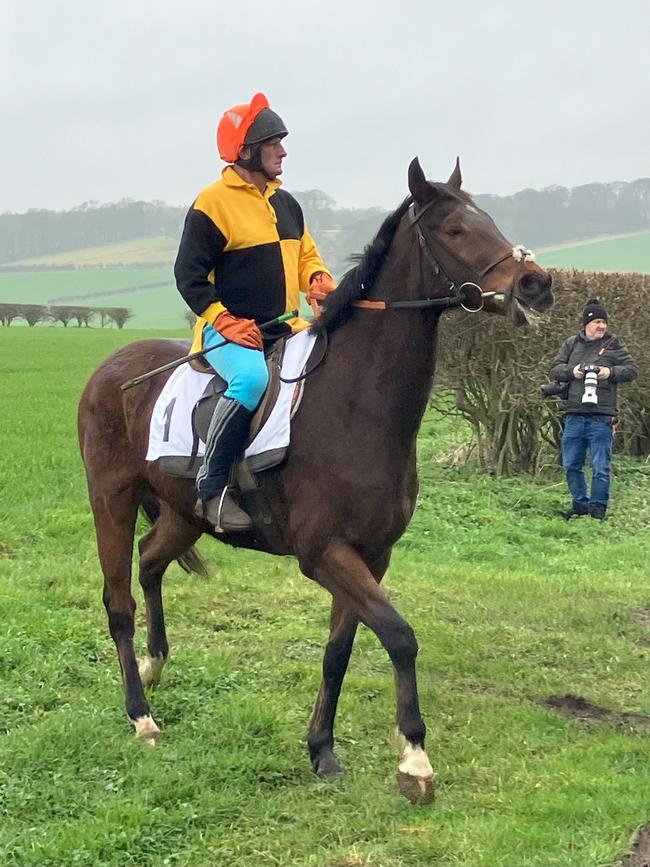 Richard Harper, the oldest jockey in the race. Picture: Sue Preston